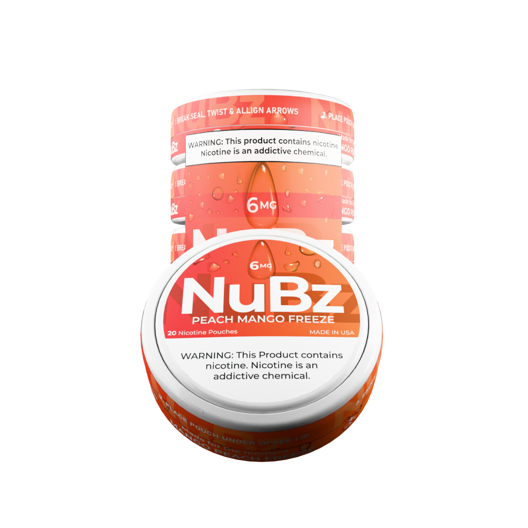 NuBz Peach Mango Freeze sleeve